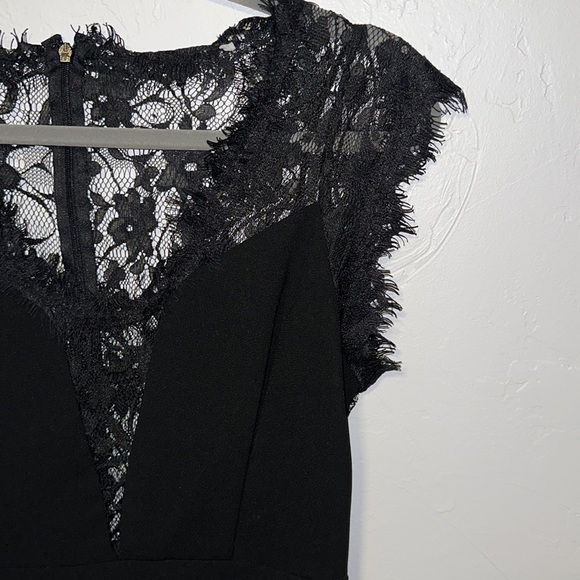 Lacy Black Dress So Cute! - Picture 4 of 8